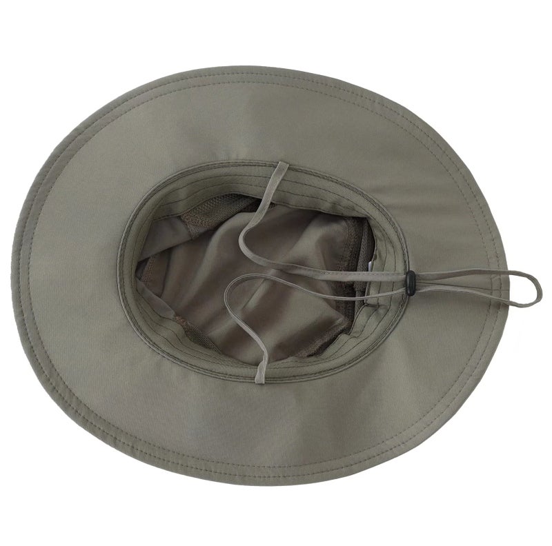 Connectyle Baby Boys Summer Sun Hat UPF 50+ Wide Brim Beach Hat Kids Bucket Fishing Hat S Army Green - Image 3